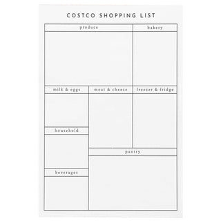 Costco Shopping List Notepad - By Baano