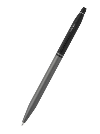 Click™ Tuxedo Satin Metallic Gray Ballpoint Pen - By Baano
