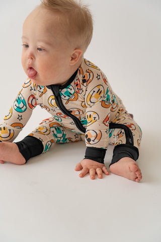 Smiley Check Loveralls - By Baano