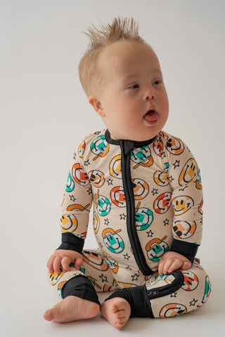 Smiley Check Loveralls - By Baano