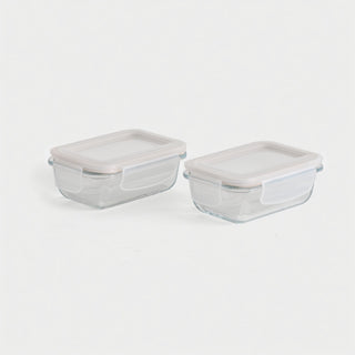 Bake & Carry Glass Set (5 Containers, Vanilla)