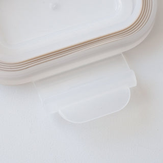 Mini Glass Container Set - Rectangular (Vanilla)