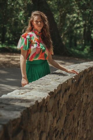 MAKE THEM PROUD WOVEN TOP - By Baano