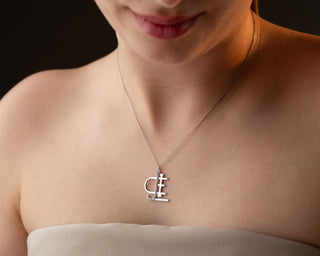 Sparkle Name Necklace – Diamond Initial Custom Jewelry for Trendsetters