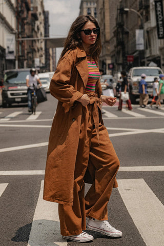 KEEPER OF MY HEART TWILL TRENCH COAT - By Baano