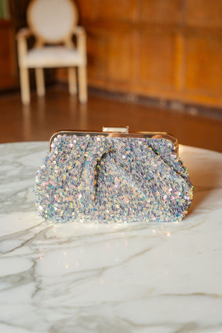 Trixie Sequin Clutch