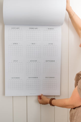 2025 Printed Calendar - By Baano