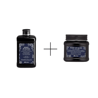 Davines Heart Of Glass Silky Shampoo 250ml + Davines Heart Of Glass Rich Conditioner 250ml Chivela