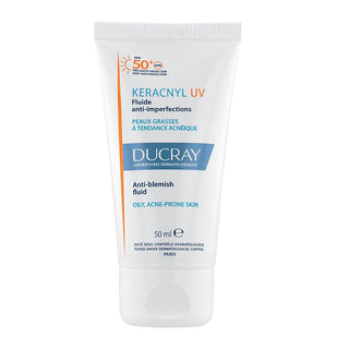 Ducray Keracnyl UV SPF50+ Anti Blemish Fluid 50 ml - By Baano