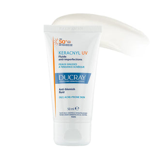 Ducray Keracnyl UV SPF50+ Anti Blemish Fluid 50 ml - By Baano
