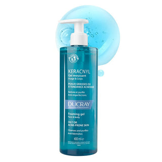 Ducray Keracnyl Wash Gel 400 ml - By Baano