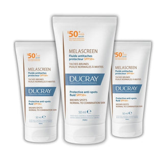 Ducray Melascreen Protective Anti Spots Fluid Spf 50+ 50 ml -3 Pack - By Baano