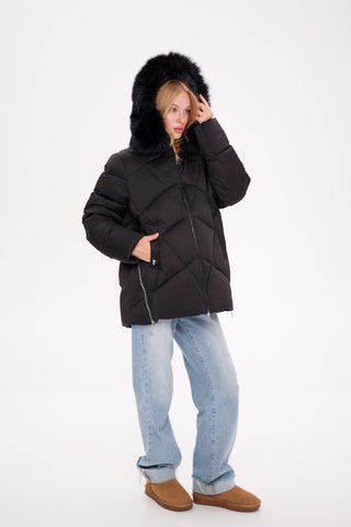 Genuine Polar Fox Thinsulate™ Insulation Coat