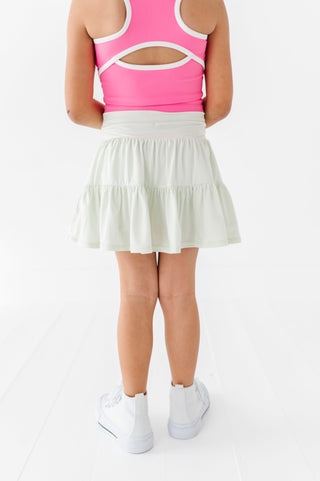 Hint of Mint | 2-tiered Skort - By Baano