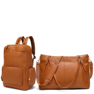 Leisure Luxe 2 Piece Weekender & Backpack Set - By Baano
