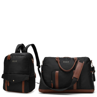 Luxe Journey 2 Piece Weekender & Backpack Set - By Baano