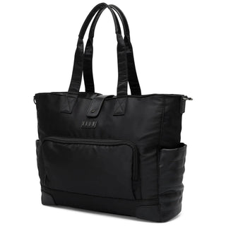 Voyage 25L Twill and Vegan Leather Weekender Tote Bag Travellty