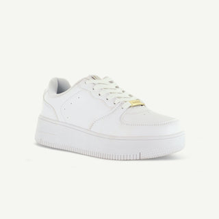 THE METRO: PLATFORM COURT SHOE - WHITE - By Baano