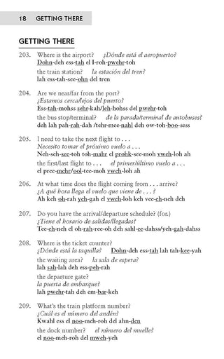 Easy Spanish Phrase Book NEW EDITION: Over 700 Phrases for Everyday Use (Dover Language Guides Spanish) (Spiral Bound) Lay it Flat Publishing Group