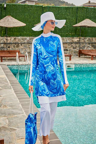 Lycra Sax Burkini Modest Swimwear M2304 - By Baano