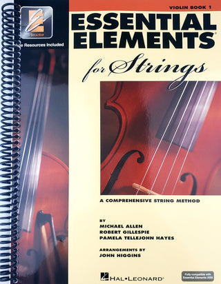 Essential Elements for Strings - Book 1 with EEi: Violin (Spiral Bound) Lay it Flat Publishing Group
