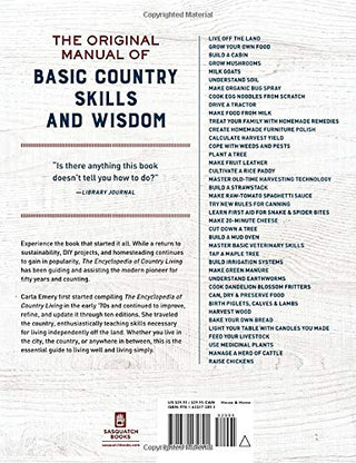 The Encyclopedia of Country Living, 50th Anniversary Edition: The Original Manual for Living off the Land & Doing It Yourself (Spiral Bound) - By Baano