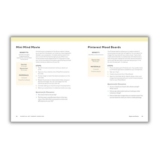 Essential Art Therapy Exercises: Effective Techniques to Manage Anxiety, Depression, and PTSD (Spiral Bound) - By Baano