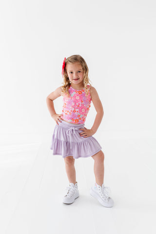 Very Violet | 2-tiered Skort - By Baano