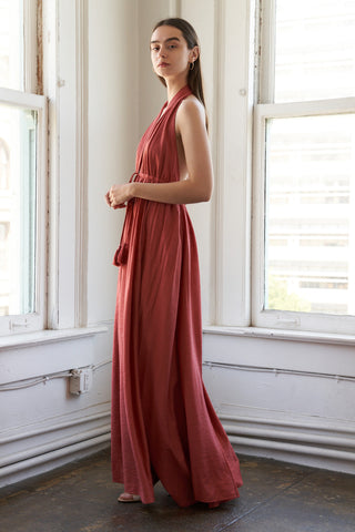 SHARE YOUR GLOW WOVEN MAXI DRESS - By Baano