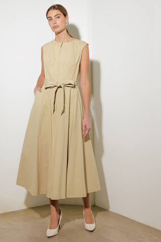 DELICATE DREAMS WOVEN MIDI DRESS - By Baano