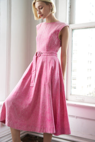 NEVER FORGET TWILL MIDI DRESS - By Baano