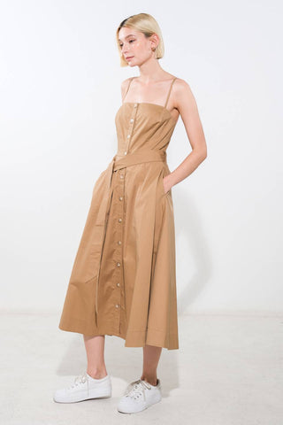 PROOF OF PERFECTION WOVEN MIDI DRESS - By Baano