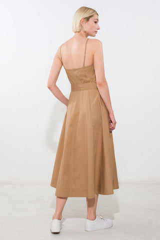 PROOF OF PERFECTION WOVEN MIDI DRESS - By Baano