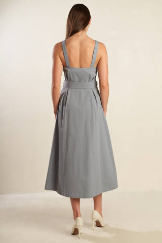 CALIFORNIA DREAMING WOVEN MIDI DRESS - By Baano