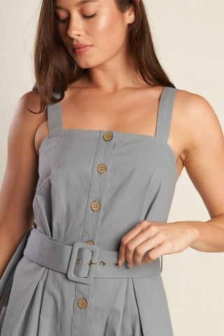 CALIFORNIA DREAMING WOVEN MIDI DRESS - By Baano