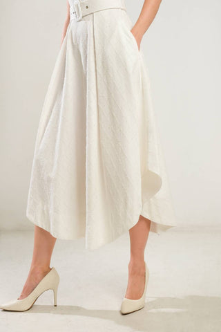 LIFE'S COMPASS WOVEN MIDI DRESS - By Baano