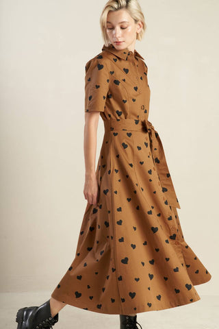 READY TO GO WOVEN MIDI DRESS - By Baano