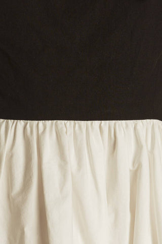 PATIO SENSETS WOVEN COMBINATION MINI DRESS - By Baano