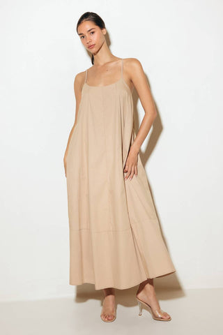 DAISY LANE WOVEN MIDI TENT DRESS - By Baano