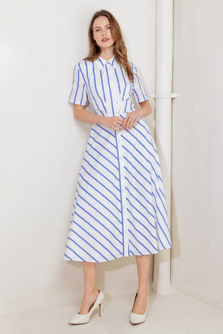 YOU HAD ME AT WOVEN MIDI DRESS - By Baano