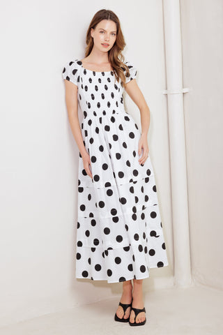 EFFORTLESS DAYS WOVEN MIDI DRESS - By Baano