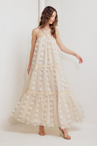 CLOUD NINE GOWN WOVEN ANKLE DRESS - By Baano