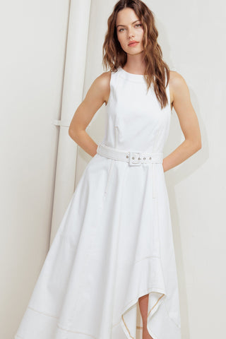 POET’S MUSE WOVEN MIDI DRESS - By Baano