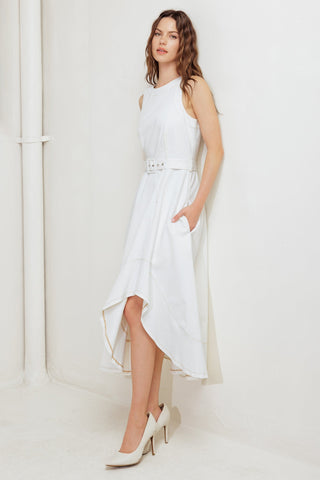 POET’S MUSE WOVEN MIDI DRESS - By Baano
