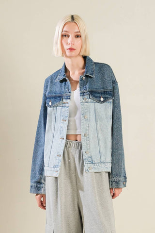 A BAR SONG DENIM JACKET - By Baano