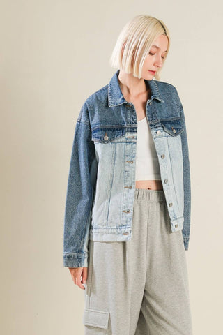A BAR SONG DENIM JACKET - By Baano