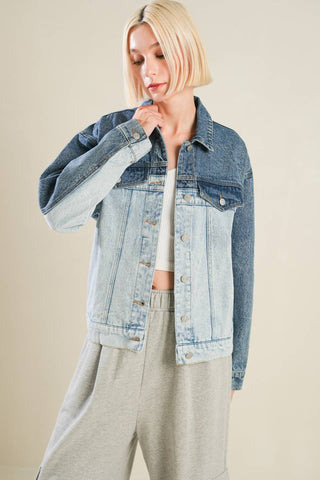 A BAR SONG DENIM JACKET - By Baano