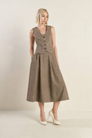 VIBRANT DAZE WOVEN VEST - By Baano