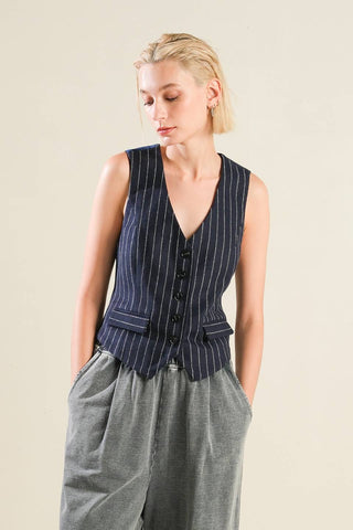 FOREVER CONNECTED WOVEN VEST - By Baano