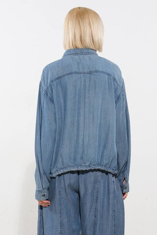 ACTIVE VIBE TENCEL DENIM JACKET - By Baano